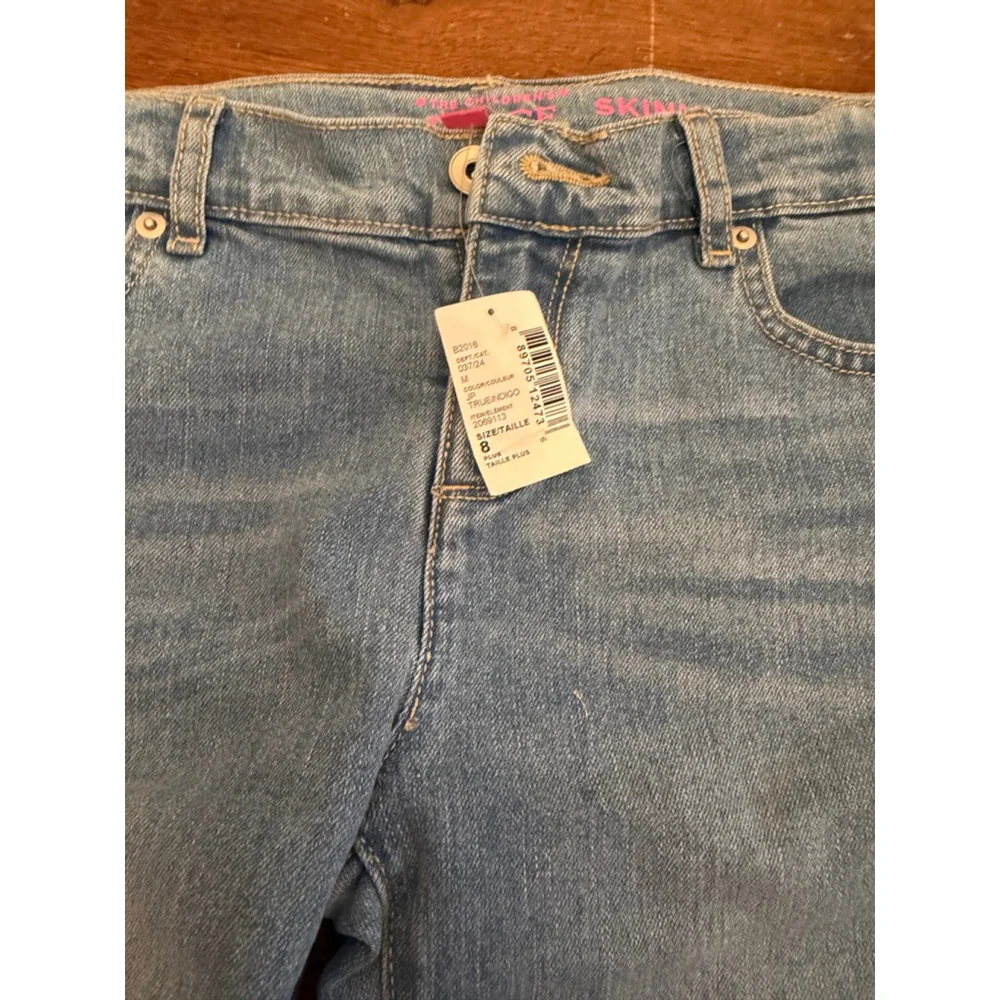 The Children’s Place Girls Jeans Bundle Size 8 Plus Skinny & Super Skinny 2 Pair